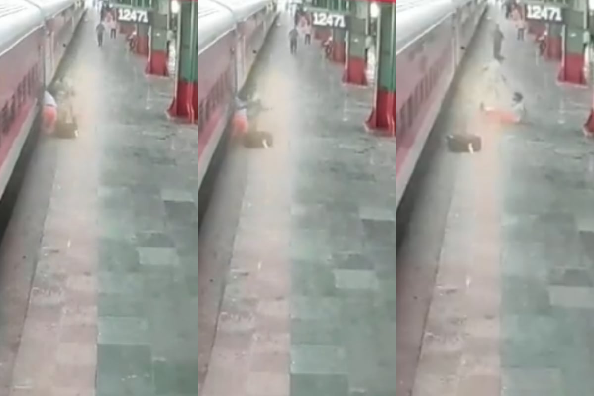 Policeman save passenger