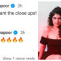 Anshula Kapoor looks stunning in black bodysuit, Janhvi and Rhea reacts