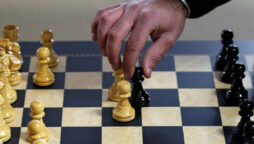 Ukraine faces off against United Kingdom in a chess match