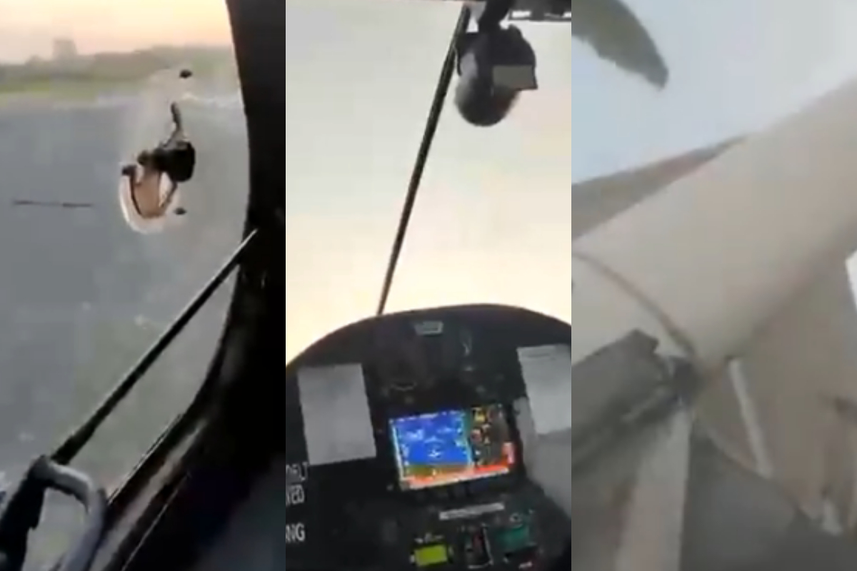 Glider Aircraft Crashing