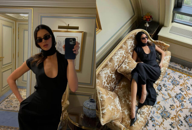 Kendall Jenner Ignites The Internet Wearing A Black Gown