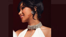 Cardi B says she loves her face tattoo of son Wave’s name