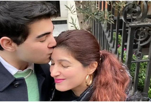 Twinkle Khanna receives flowers from son on Mother’s Day