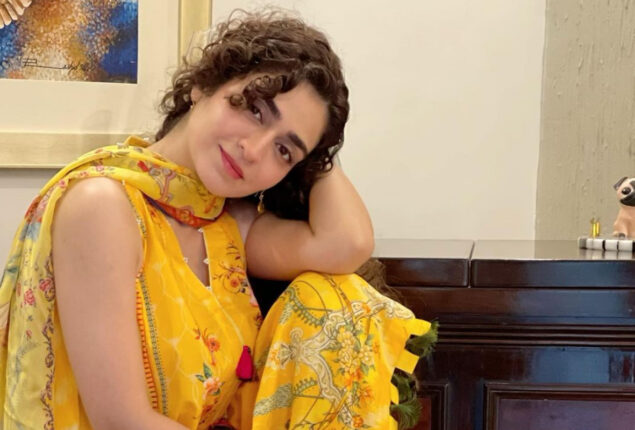 Hajra Yamin looks adorable in sleeveless yellow outfit