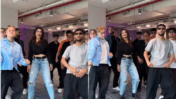 Raveena Tandon dances to Tip Tip Barsa Paani with Norwegian dance crew