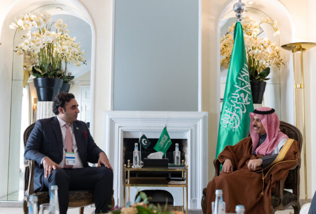 Saudi FM met Pakistan’s FM Bilawal Bhutto Zardari