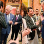 Javed Afridi meets King Charles and Prince William