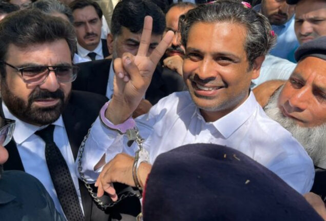 ATC remands PTI’s Arsalan Taj in custody for two days