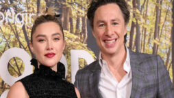 Florence Pugh spotted in black beaded crop top with ex Zach Braff 