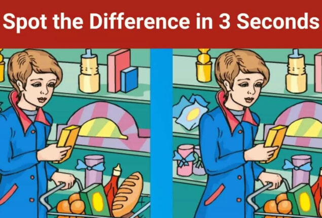 Spot The Difference: Find the difference between the two images in 3 seconds