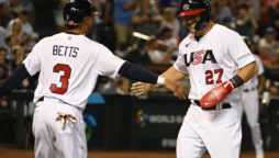 US gets back on track in World Baseball Classic with Mike Trout blast