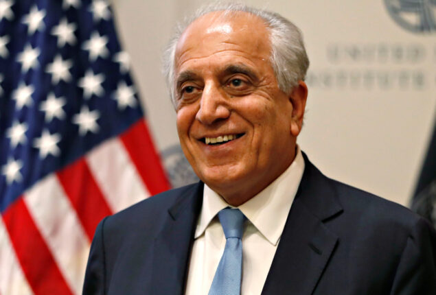 Former US Special Representative Zalmay Khalilzad.