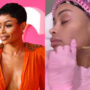 Blac Chyna leaves the clinic after having face fillers removed