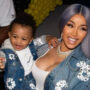 Cardi B says she loves her face tattoo of son Wave’s name