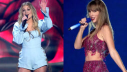 Kelsea Ballerini stops a concert to ask a fan about Taylor Swift’s song