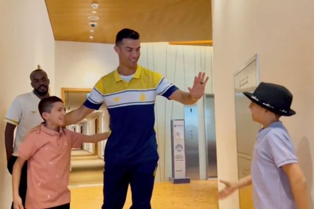 Syrian kid Cristiano Ronaldo