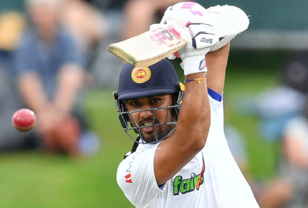 Sri Lanka was all out for 355 runs in 1st innings against New Zealand