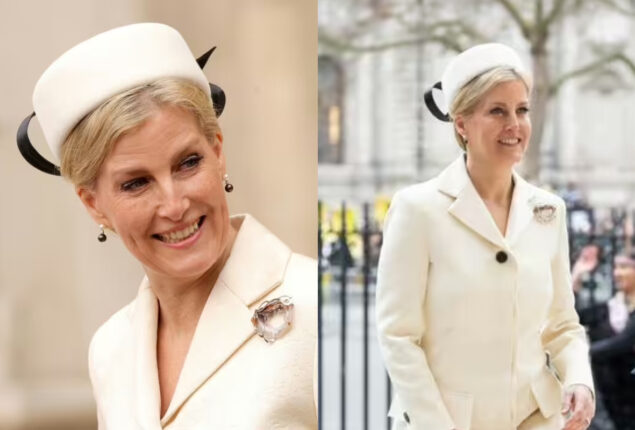 Duchess Sophie wears a unique brooch at Commonwealth Day