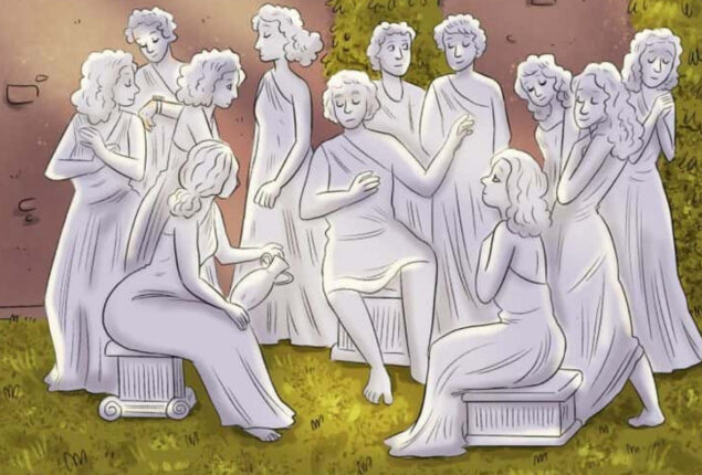 Optical Illusion: Most attentive person can spot a man among the statues