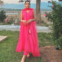 Waliya Najib Shines in Pink Sleeveless Jora by Zainab Zulfiqar
