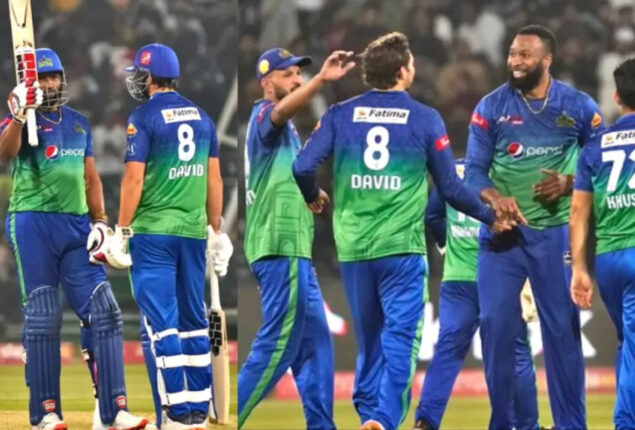 PSL 2023: Multan Sultans defeat Lahore Qalandars to advance to final