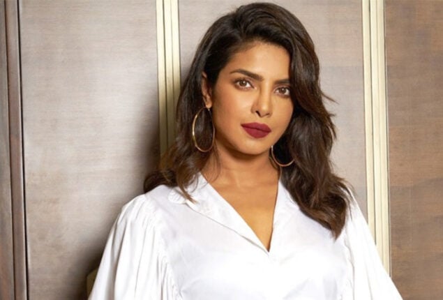 Priyanka Chopra dazzles in white at an event honoring alongside Nick Jonas