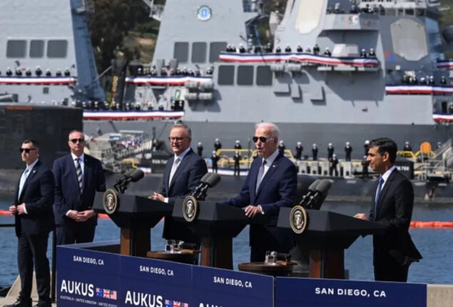 Aukus deal: US, UK, Australia reach agreement on nuclear submarine project