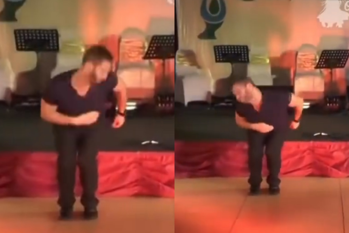 man's dance performance