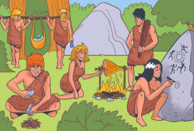 Brain Teaser: Find who is from the future in 10000 BC Picture