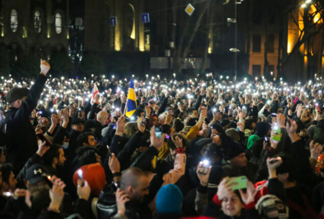 Thousands demonstrate against Georgia’s ‘foreign agent’ bill