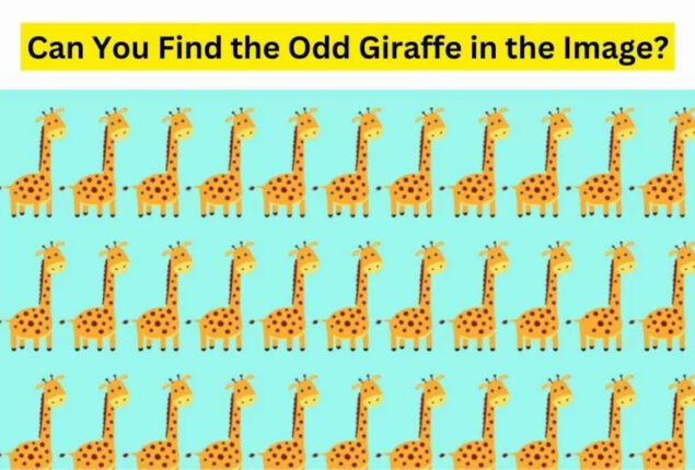 Brain Teaser: Joey The Hungry Giraffe is Missing! Find him in the Tower within 11 sec