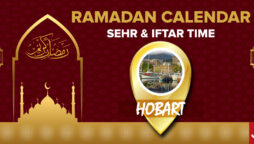 Ramadan Calendar Hobart 2023
