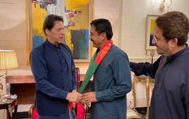 Former MNA Jamshed Dasti joins PTI