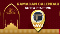 Ramadan Calendar Mecca 2023