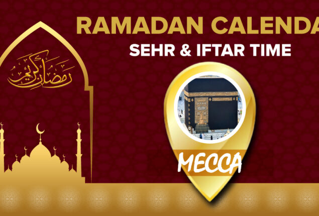 Ramadan Calendar Mecca 2023
