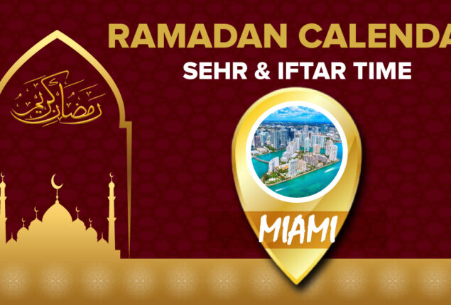 Ramadan Calendar Miami 2023