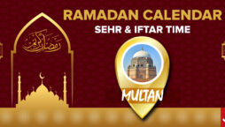 Ramadan Calendar Multan 2023