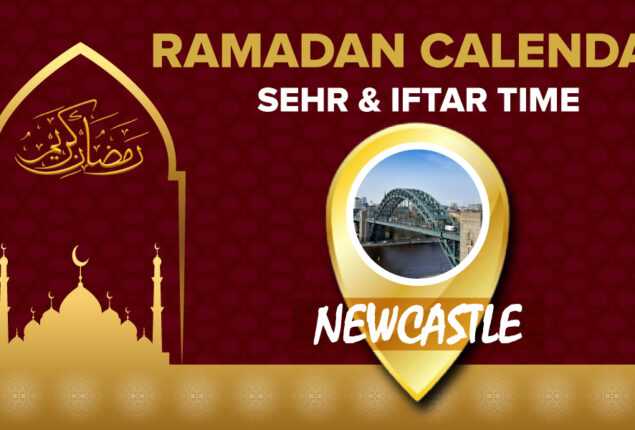 Ramadan Calendar Newcastle 2023 – Sehri and Iftar timing in Newcastle