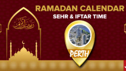 Ramadan Calendar Perth 2023