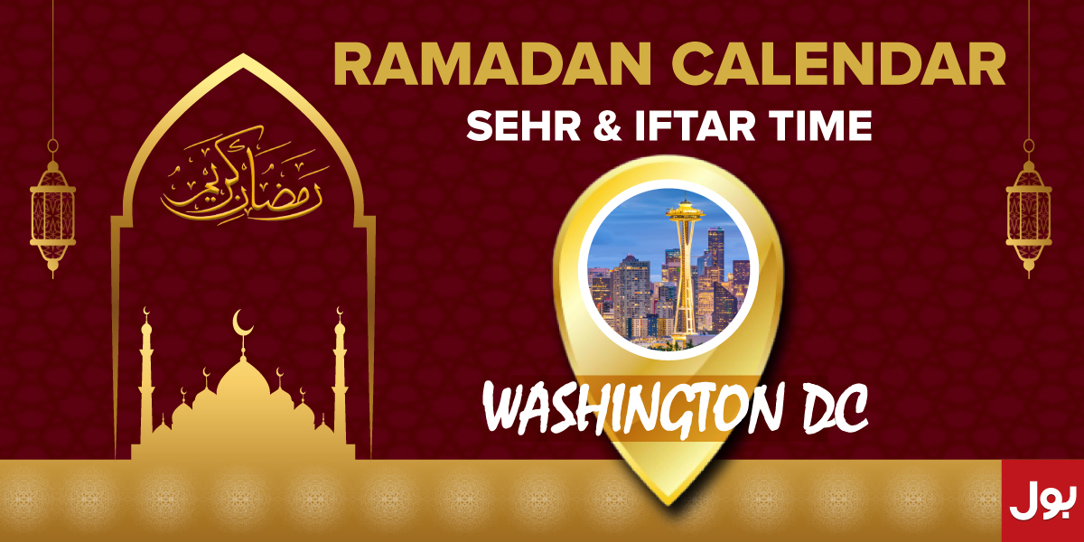 Ramadan Calendar Washington 2023