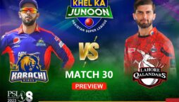 PSL 8 Live Score Update | Lahore Qalandars vs Karachi Kings Live Score | LQ vs KK Match 30