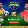 PZ vs IU Full Highlights: Peshawar Zalmi vs Islamabad United Full Match Highlights | Match 29