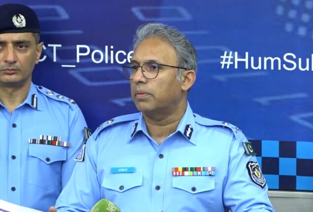 Measures taken to stop any untoward incident during Toshakhana case hearing: IG Islamabad