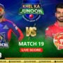 PSL 8 Live Score Update | Islamabad United vs Karachi Kings Live Score | IU vs KK Match 19