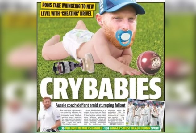 “Crybabies”: Ben Stokes Responds With Hilarious Reply To Australian Newspaper
