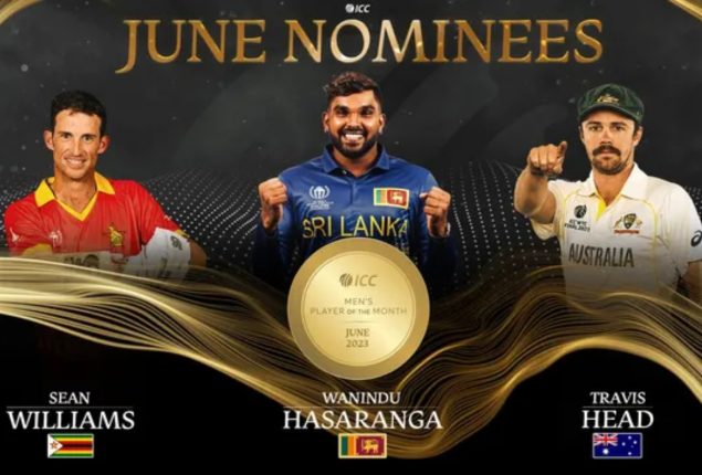 ICC reveals June 2023 men’s player of the month nominees