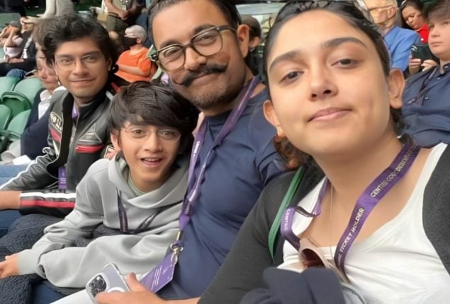 Aamir Khan and Family Make a Grand Appearance at Wimbledon