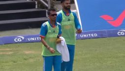 WATCH: Virat Kohli takes responsibility of "water boy" as he was rested for 2nd ODI against WI