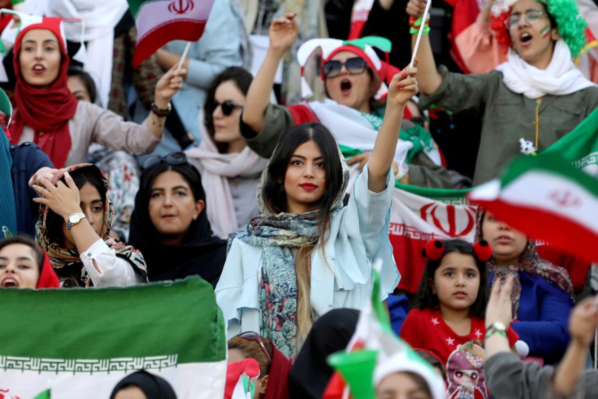 Iran finally allows women to watch football matches in stadiums