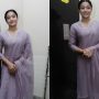 Rashmika Mandanna Nails Minimalistic Fashion in Lavender Suit
